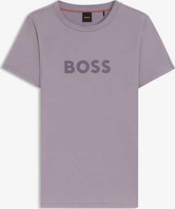 BOSS T-Shirt 'Elogo 5' in Lila: Vorderseite