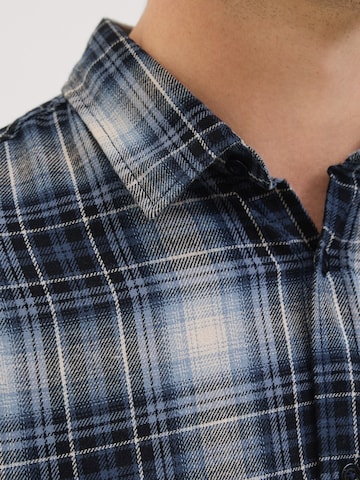 JJ Rebel Comfort fit Overhemd 'JREBJETT' in Blauw