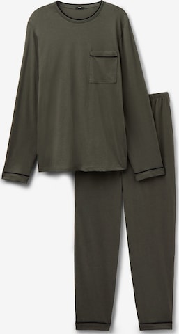 Tezenis Long Pajamas in Green: front