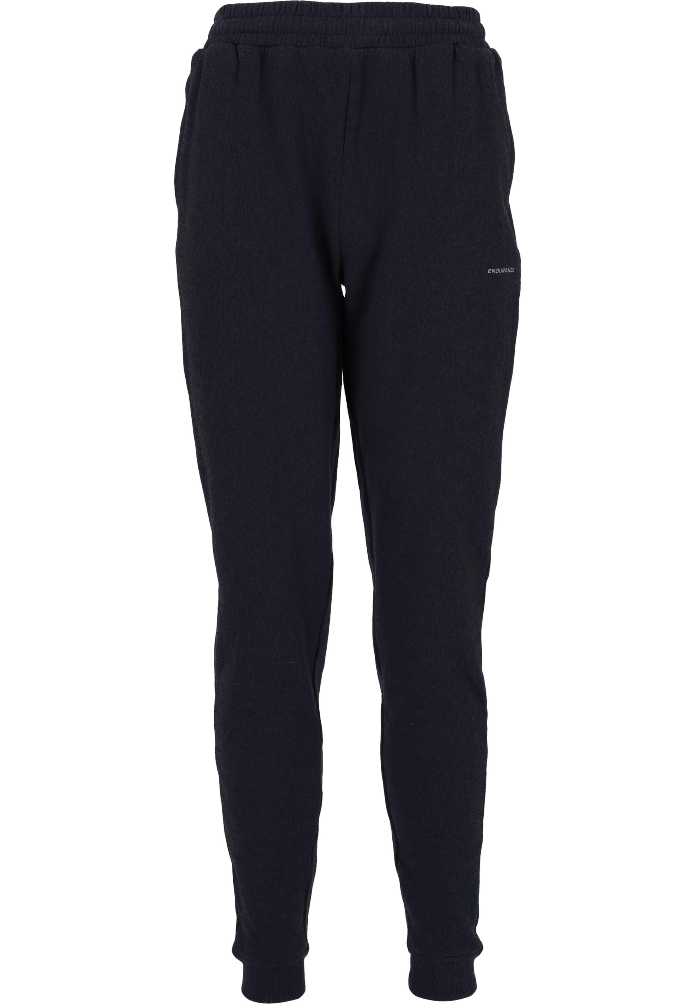 ENDURANCE Workout Pants 'Glakrum' in Black: front