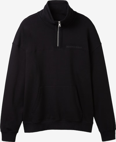 TOM TAILOR DENIM Sweatshirt in Grey / Black, Item view