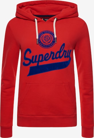 Superdry Sweatshirt in Rot: predná strana