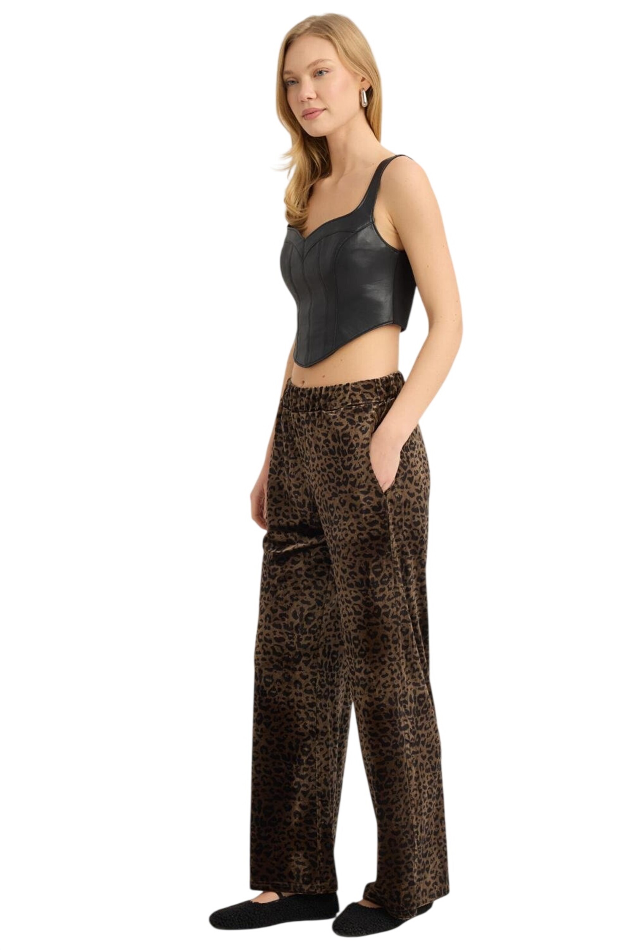 HOME STORE Regular Broek in Zwart