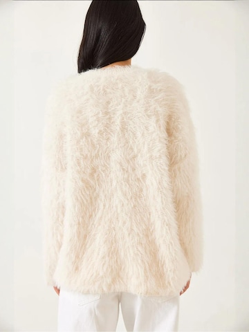 Pull-over oversize Bianco Lucci en beige