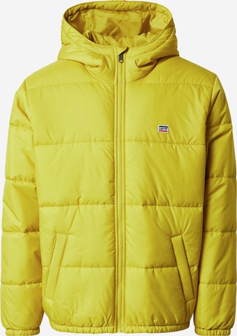 LEVI'S ® Tussenjas 'Telegraph Hood Shrt Jkt' in Groen: voorkant