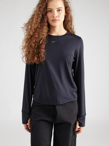 NIKE Funktionsbluse 'One Classic' i sort: forside