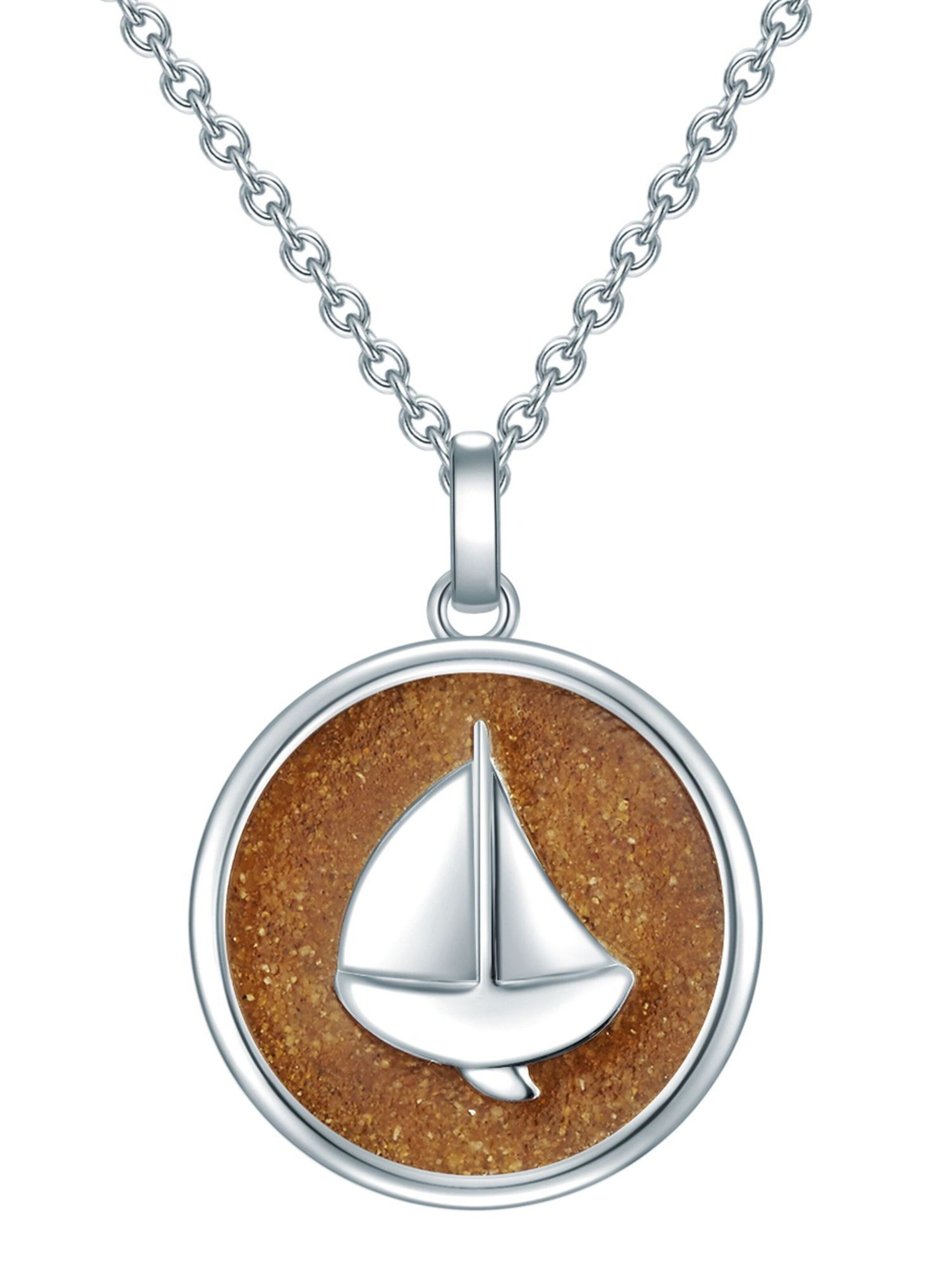 Strandglück Ketting in Zilver