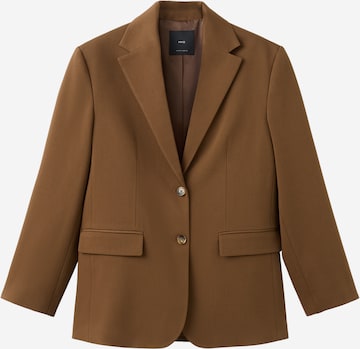 MANGO Blazer in Brown: front