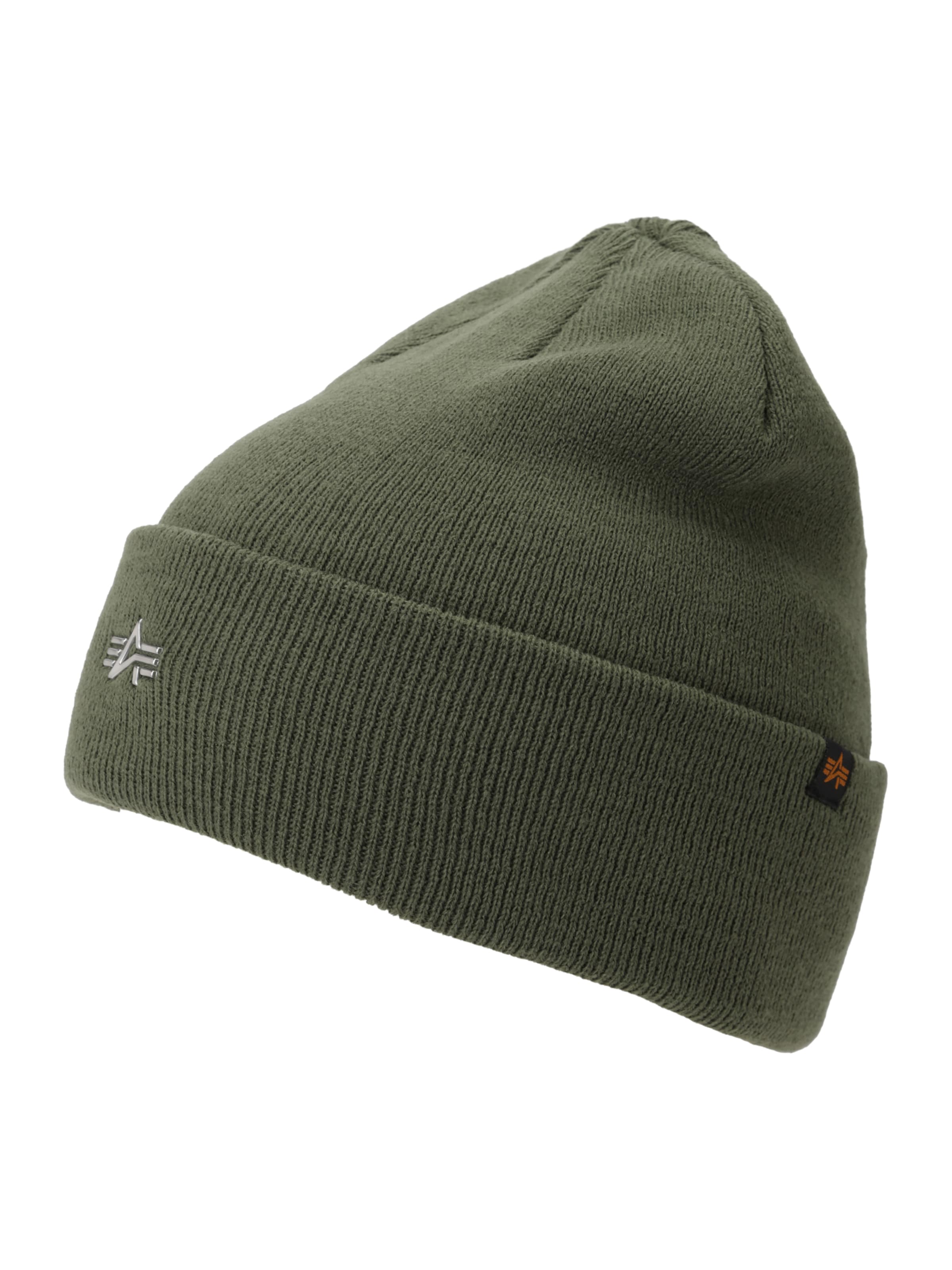 ALPHA INDUSTRIES Mütze in Grün: Vorderseite
