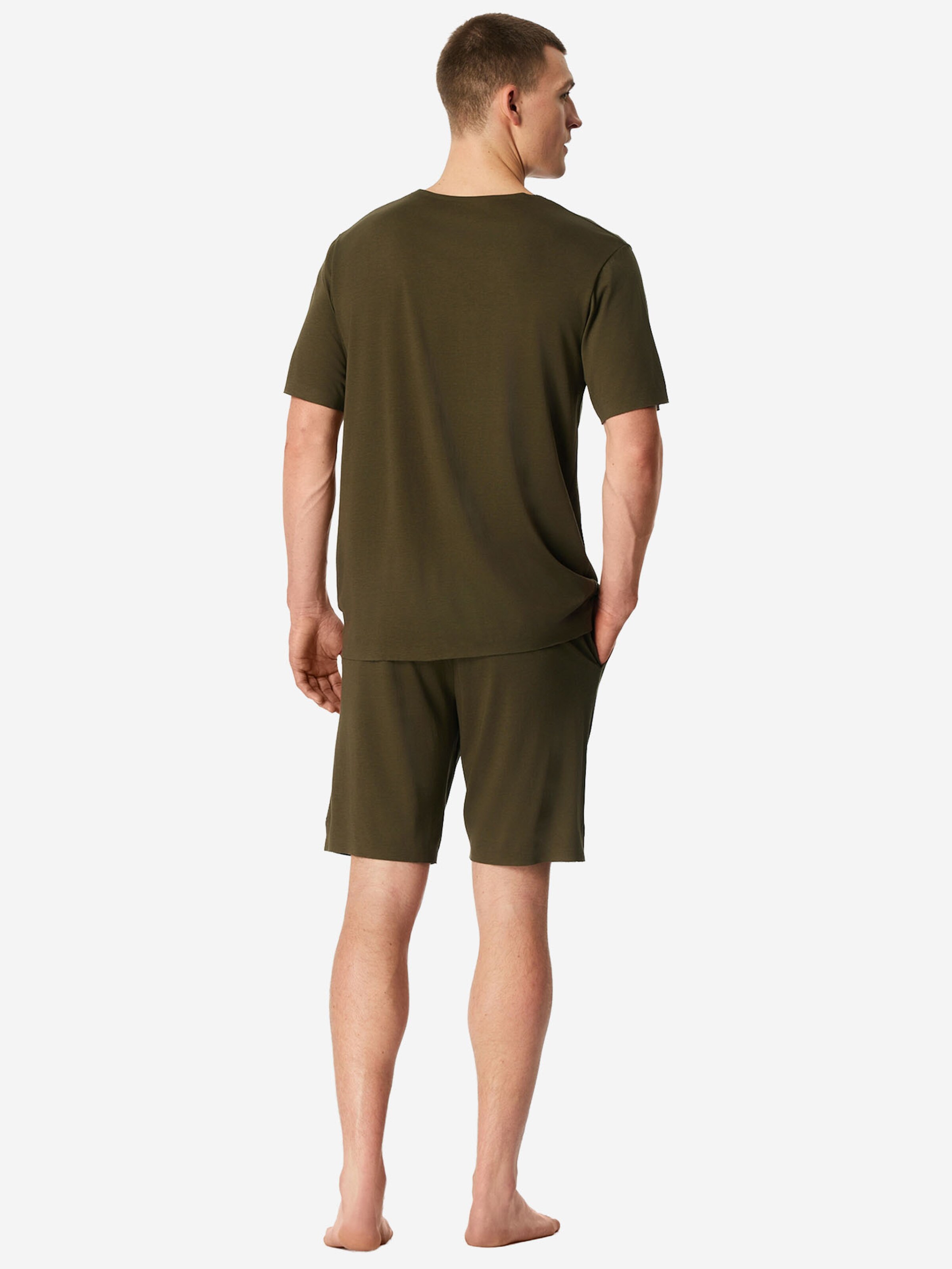 SCHIESSER Shorty ' Modern Bonded ' in Grün