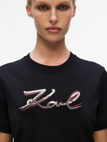 Karl Lagerfeld Tričko – černá