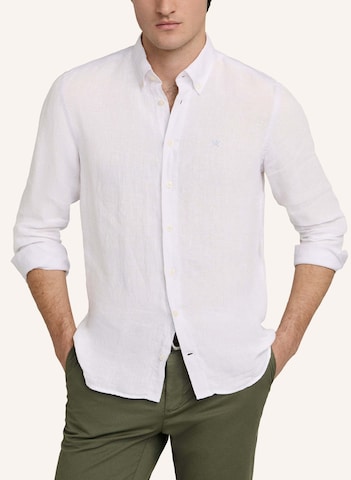 Coupe regular Chemise 'ESS' Hackett London en blanc
