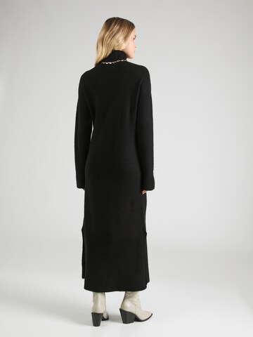 A-VIEW Gebreide jurk 'Penny' in Zwart