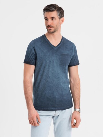 Ombre Shirt in Blue