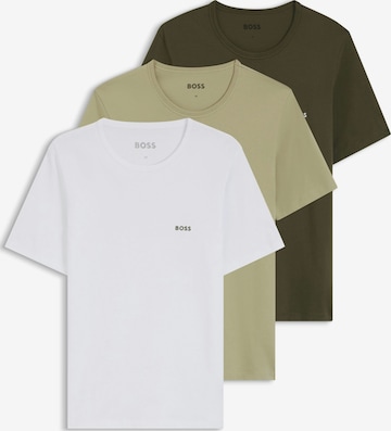 T-Shirt 'Classic' BOSS en beige : devant