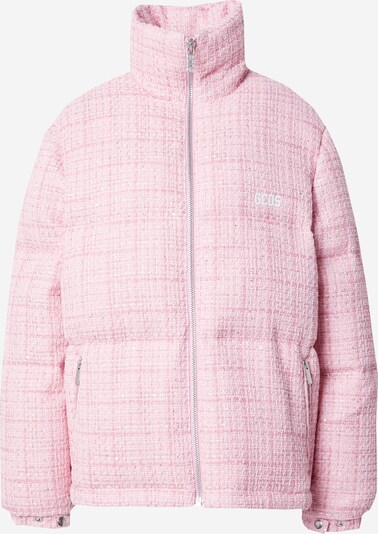 GCDS Winter jacket in Silver grey / Pink / Pink, Item view