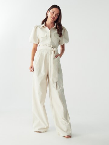 Willa Jumpsuit 'Skylah' i beige: forside