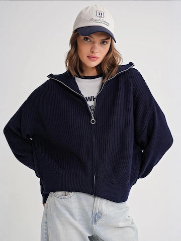 MixRay Strickjacke in Blau: Vorderseite