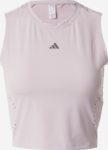 ADIDAS PERFORMANCE - Top deportivo 'ELEV HIIT' en lila: frente