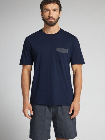 IUMAN Intimissimi Short Pajamas in Blue: front