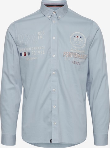 FQ1924 Regular fit Button Up Shirt in Blue: front