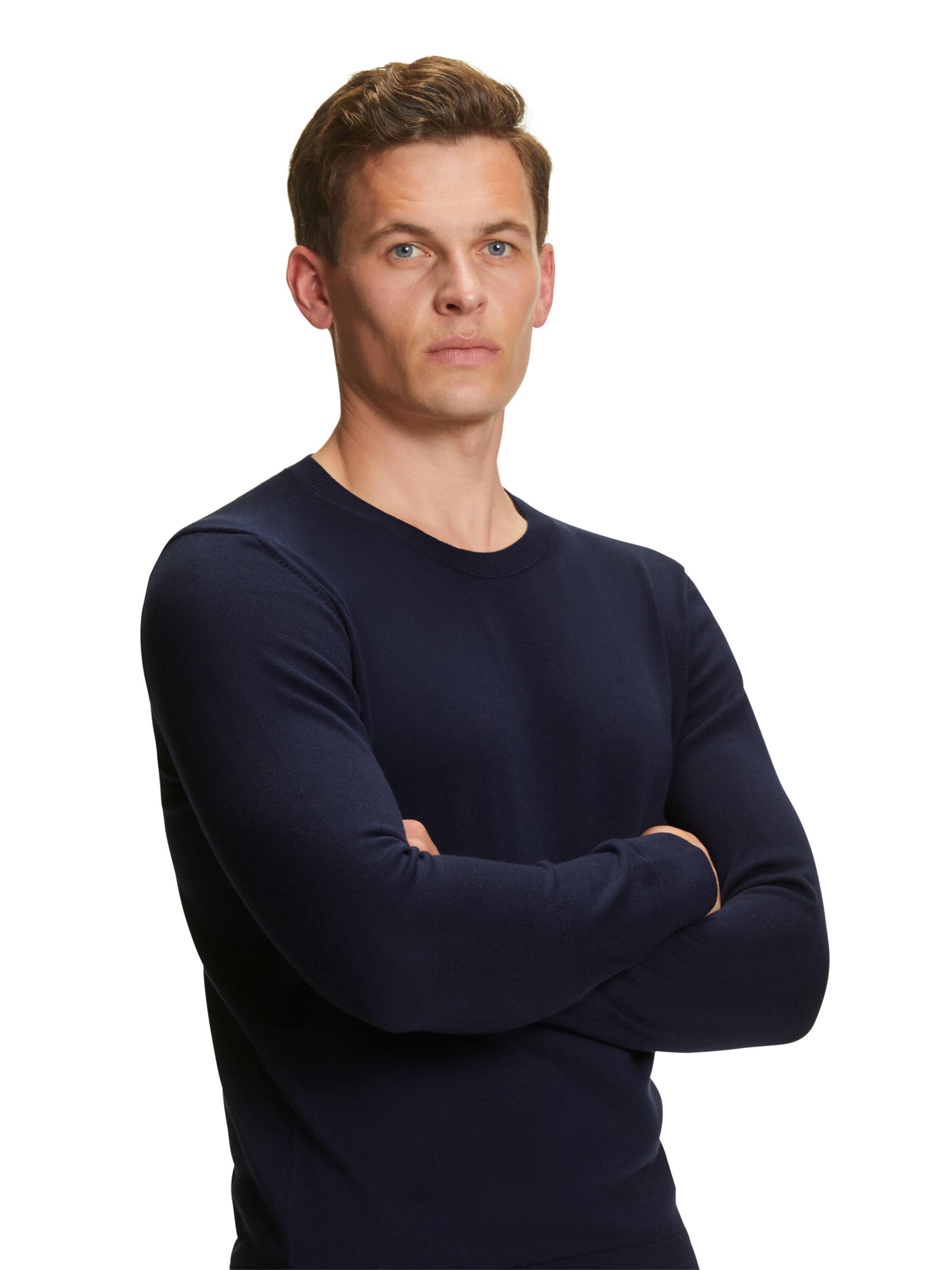 FALKE Pullover 'Pure Cotton'‌‌‌‌‌‌‌‌‌ in Blau