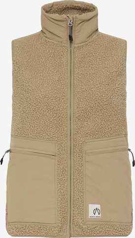 North Bend Vest 'Galan' in Brown: front