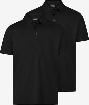 Ragman Shirt 'Basic' in Black: front