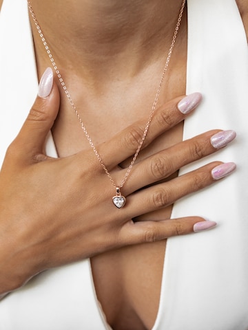 Hey Happiness Necklace 'Crystal Love' in Gold