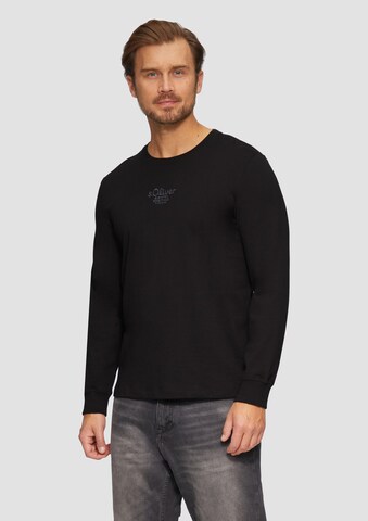 s.Oliver - Camisa em preto: frente