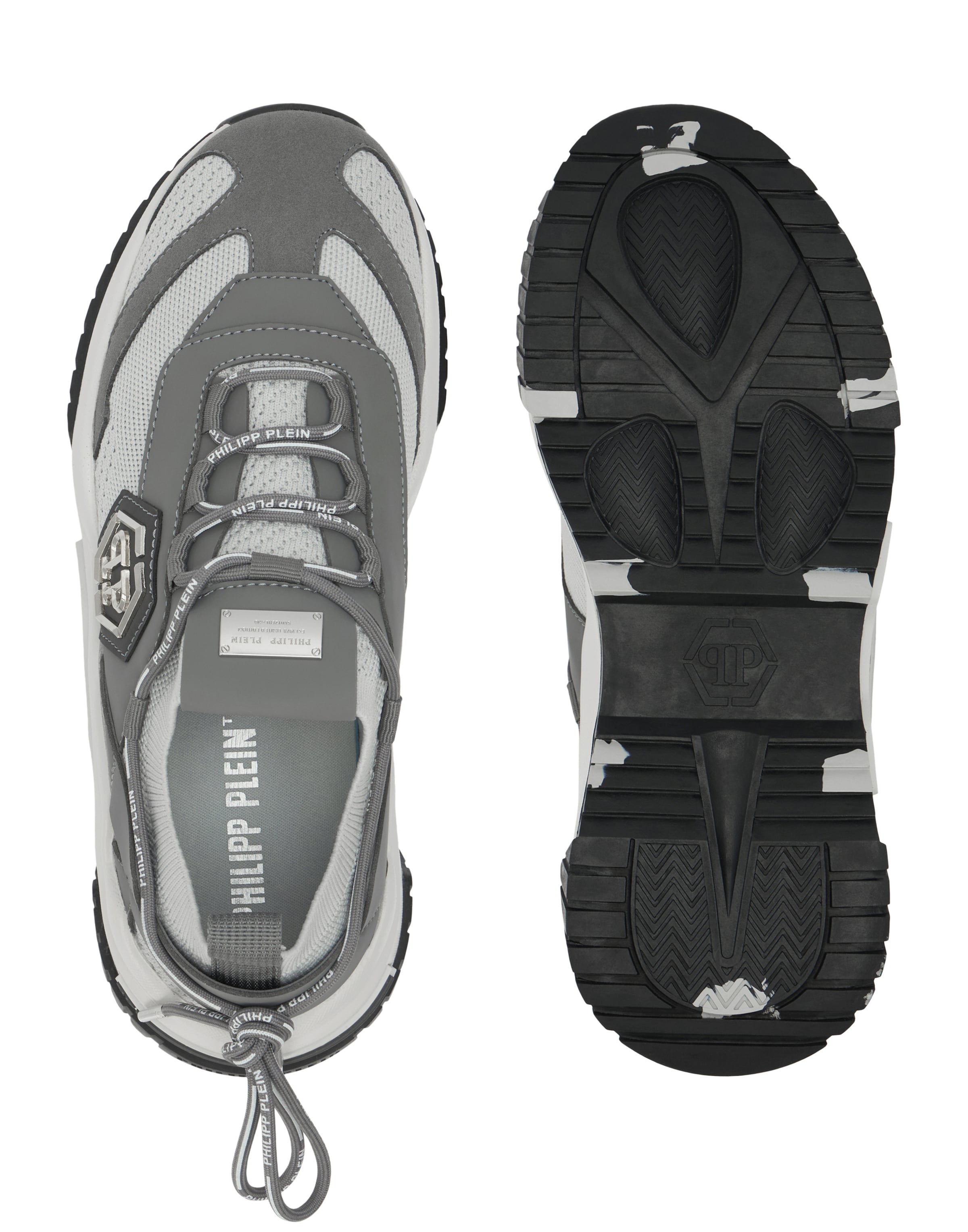 Philipp Plein - Zapatillas deportivas bajas 'Predator' en gris