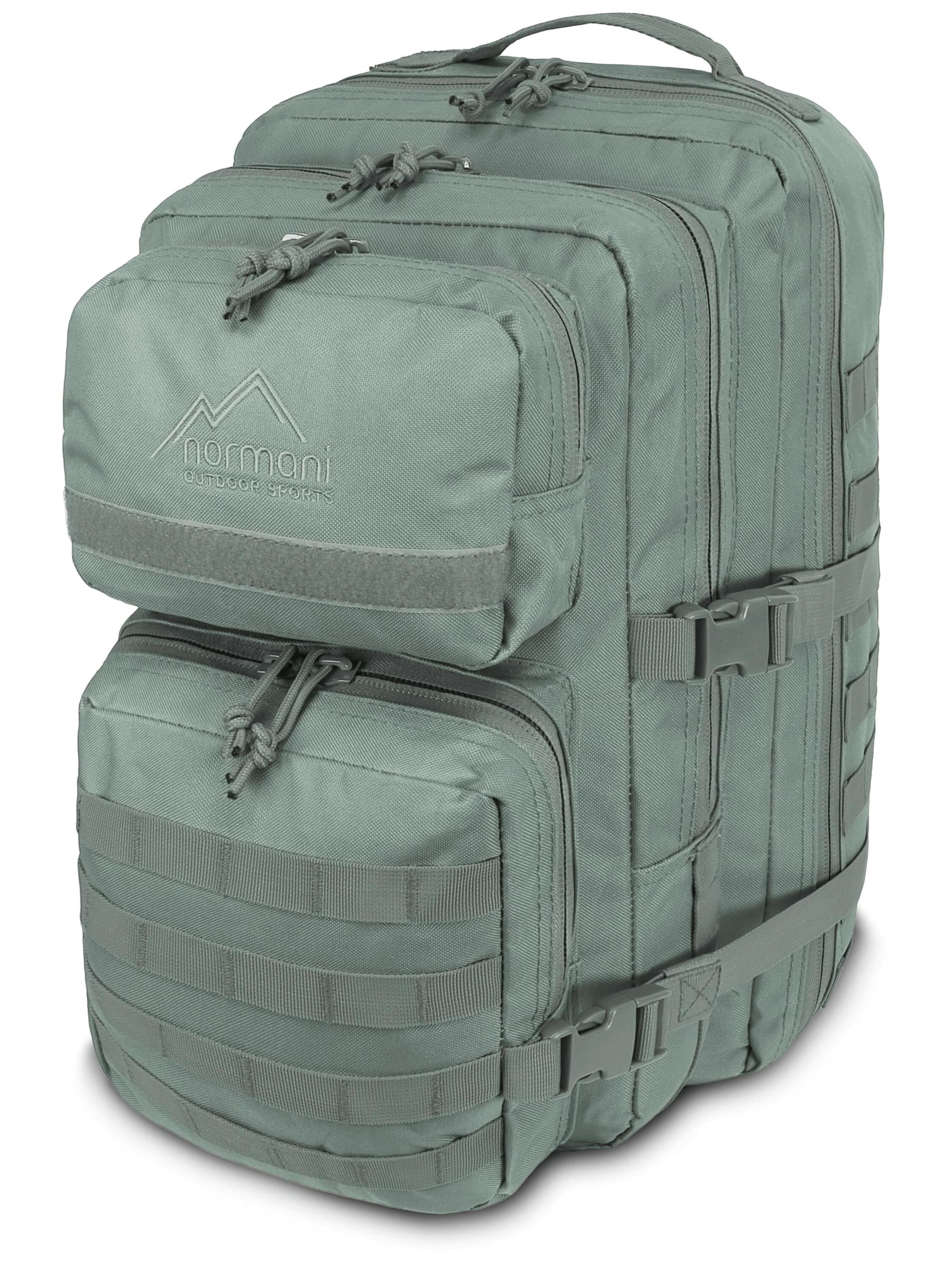 normani Rucksack in Grau: Vorderseite