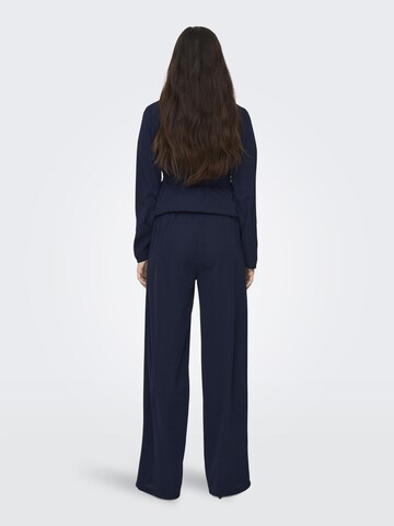 Only Maternity Wide leg Broek in Blauw