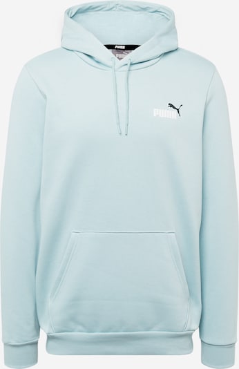 PUMA Sweatshirt de desporto 'ESS+' em azul claro / preto / branco, Vista do produto