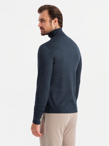 Pull-over 'OM-SWTN-0127' Ombre en bleu