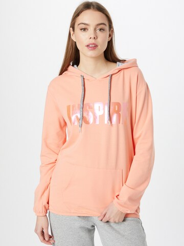 Key Largo Sweatshirt 'INSPIRE' in Orange: predná strana