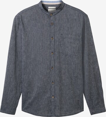 Coupe regular Chemise TOM TAILOR en bleu : devant