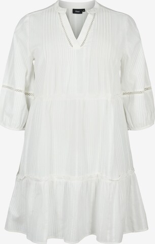Zizzi Dress 'CALISE' in White: front