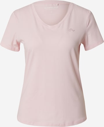 ONLY PLAY - Camiseta funcional 'ONPFont' en rosa: frente