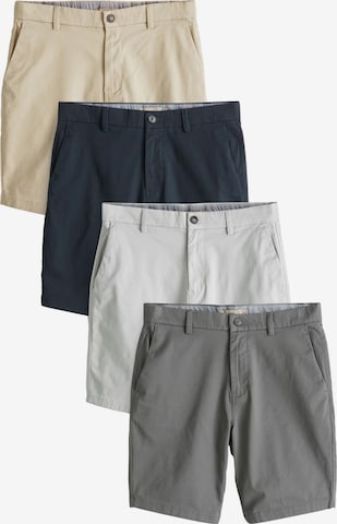 smėlio Next Prigludęs „Chino“ stiliaus kelnės: priekis