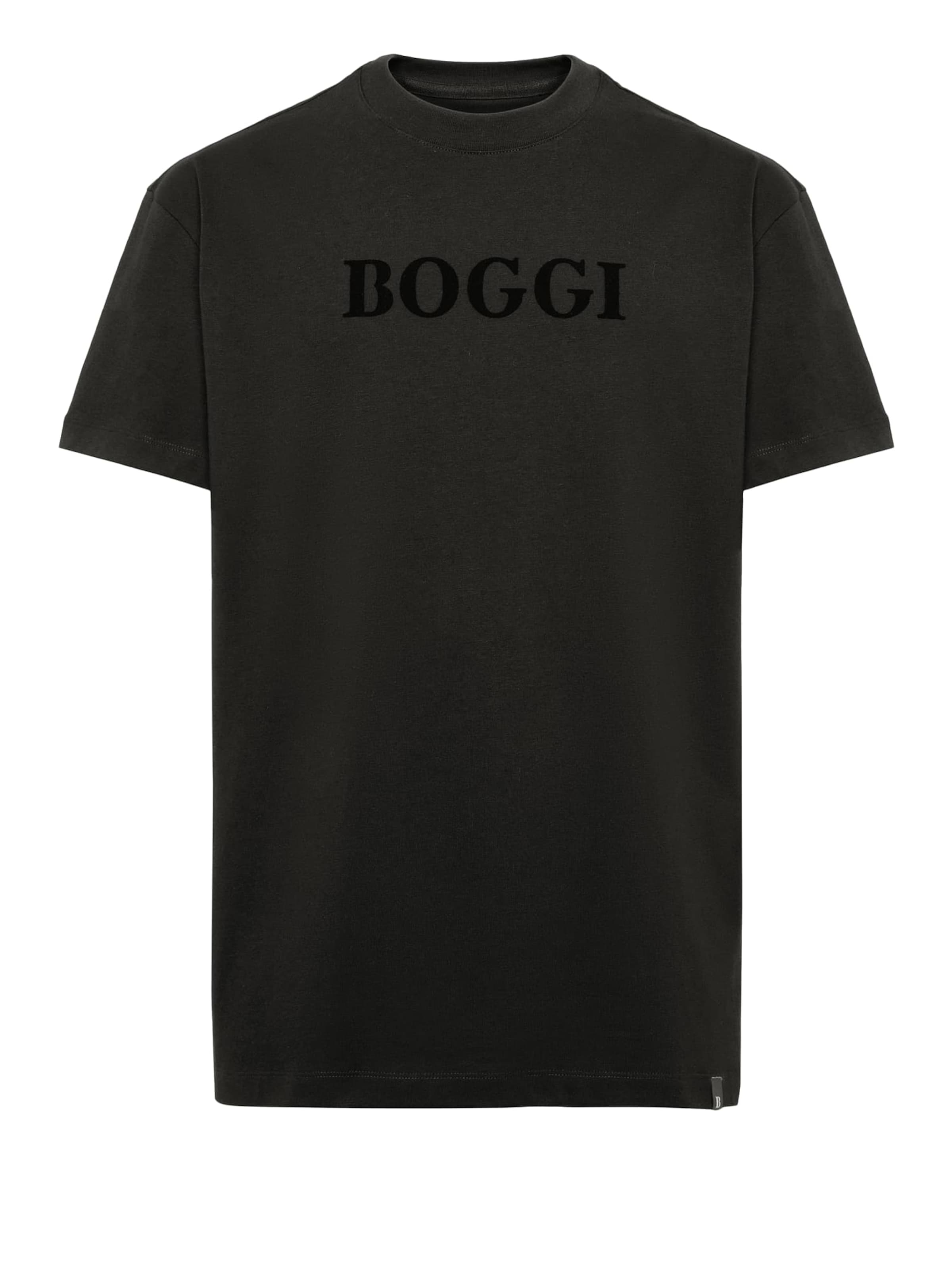 Boggi Milano T-shirt i svart: framsida