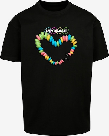 MT Upscale - Camiseta 'Sweet Treats' en negro: frente