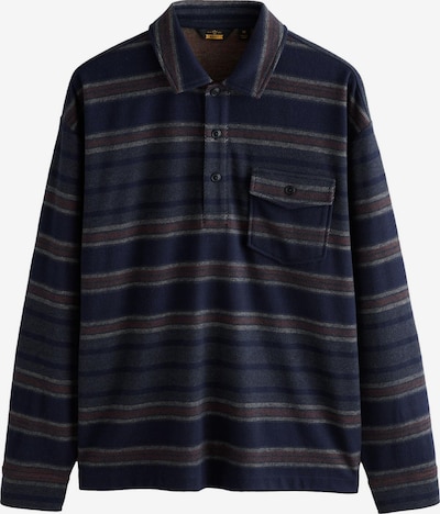 Next Shirt 'Heritage' in XS in navy / rostbraun / taupe, Produktansicht