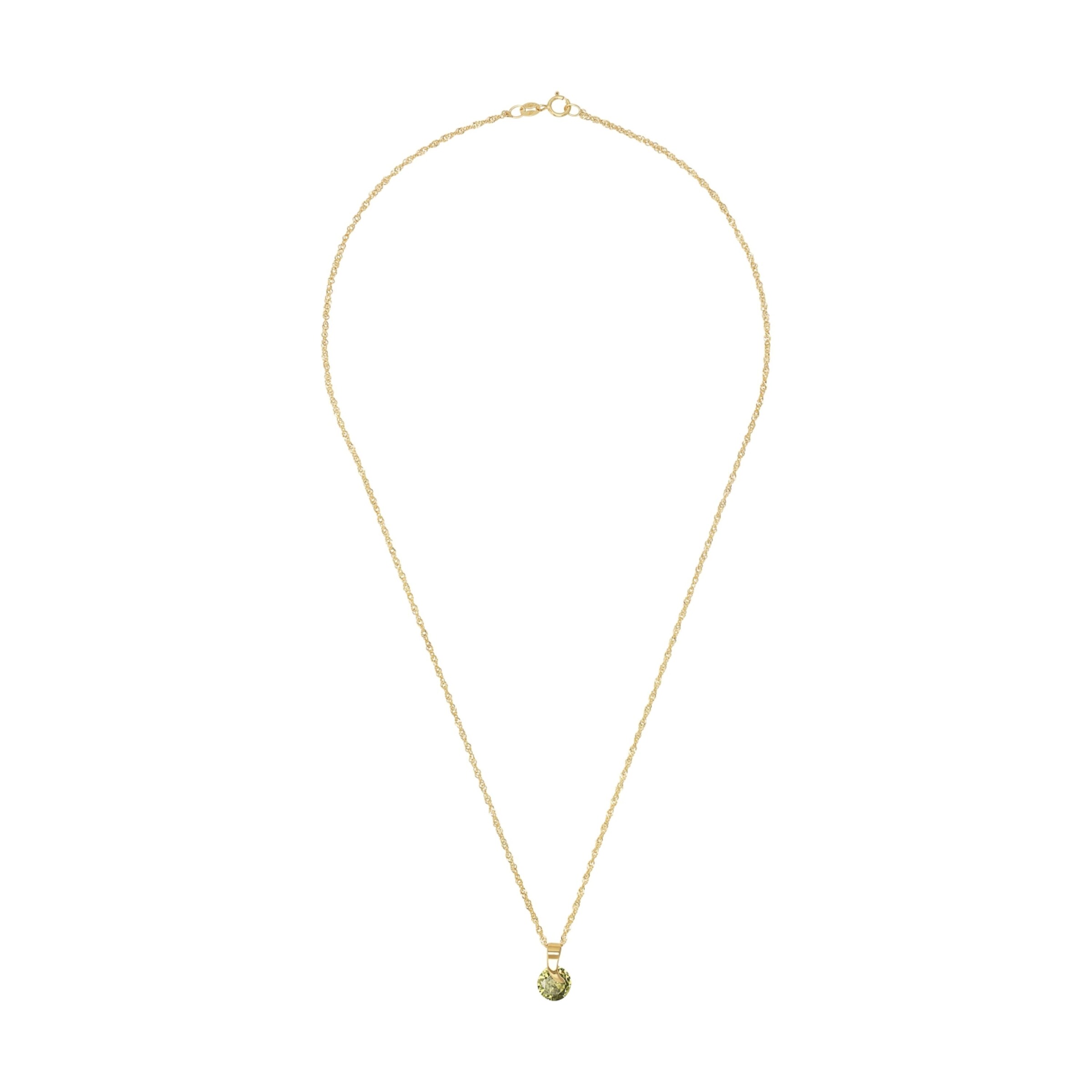AMOR Necklace in Gold: front