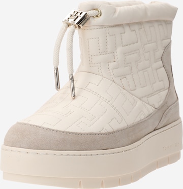 TOMMY HILFIGER Snow Boots in Beige: front