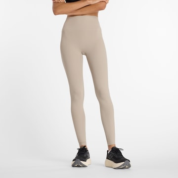 new balance Skinny Leggings in Beige: front