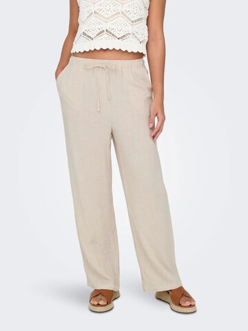 regular Pantaloni di ONLY in beige: frontale