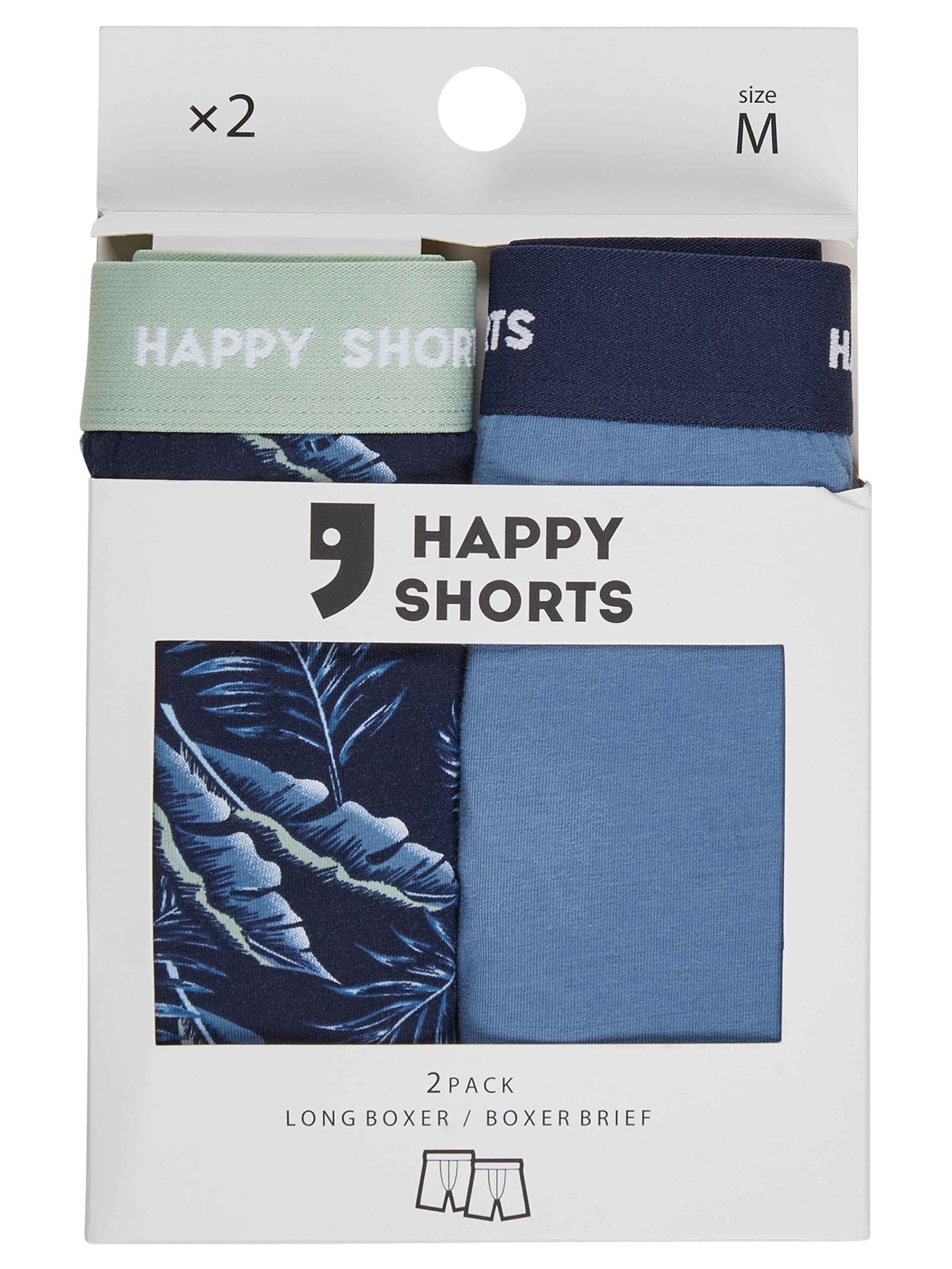 Happy Shorts - Boxers ' Motive ' em azul