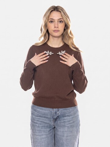 Pull-over wild pony en marron