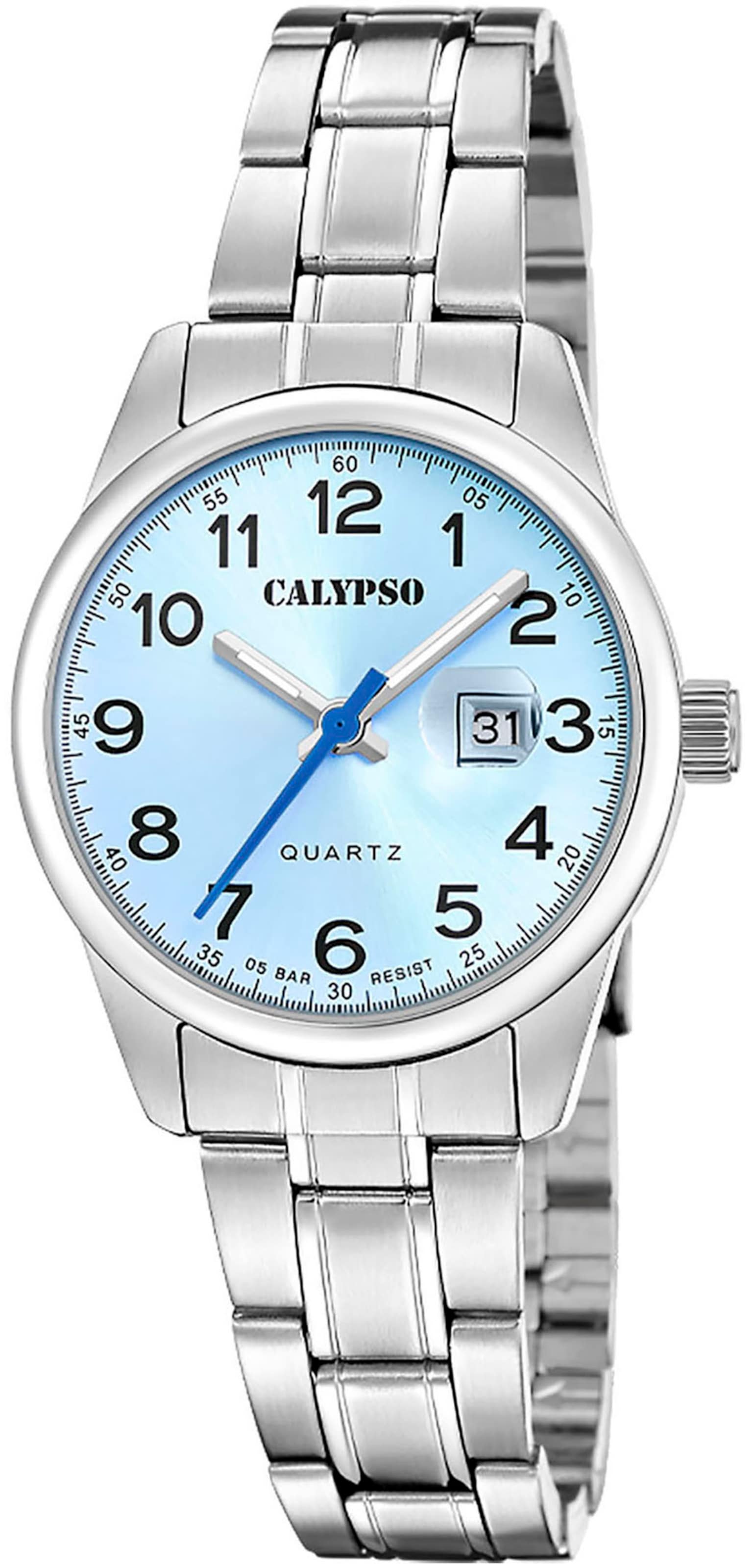 CALYPSO WATCHES Uhr in Silber: Vorderseite